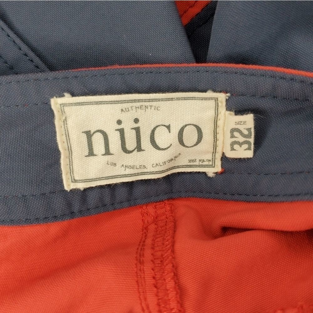 NÜCO RED AND BLUE COLORBLOCK SWIM TRUNK - Picture 4 of 10